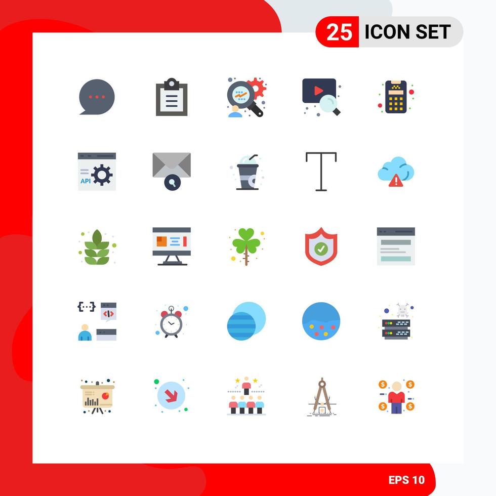 25 creatief pictogrammen modern tekens en symbolen van ontwikkeling codering web browser credit bewerkbare vector ontwerp elementen