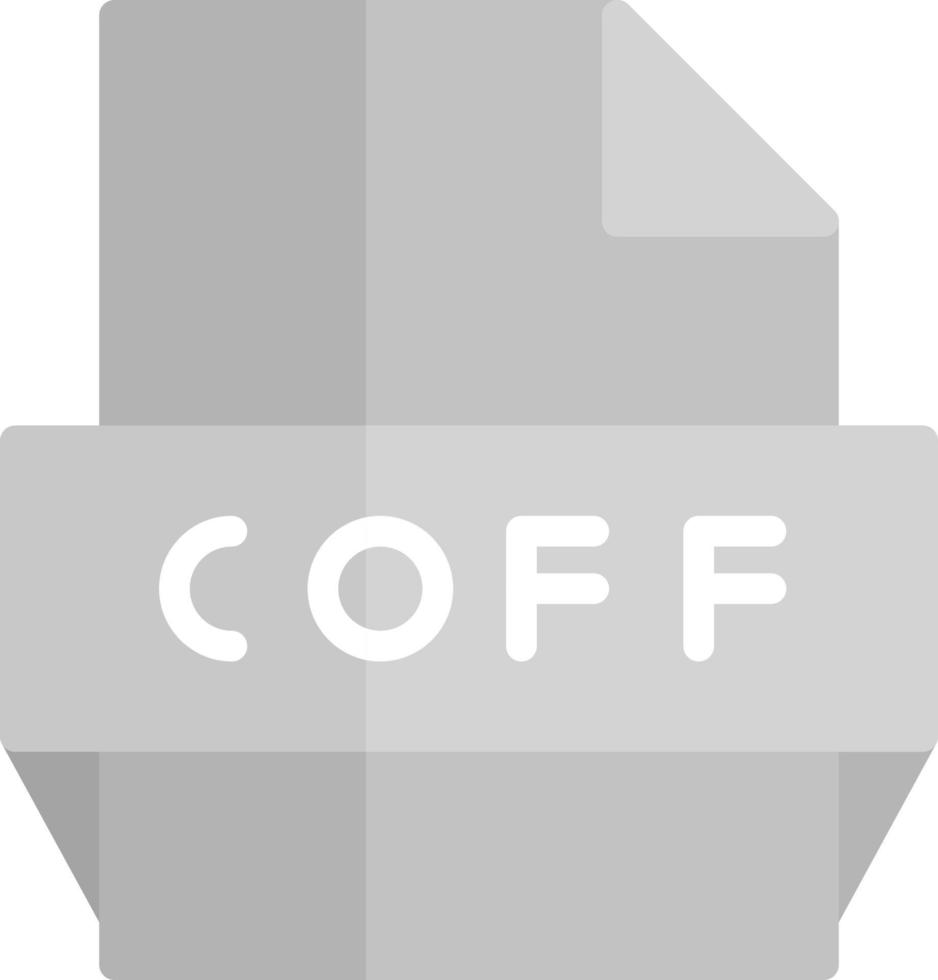 koffie het dossier formaat icoon vector