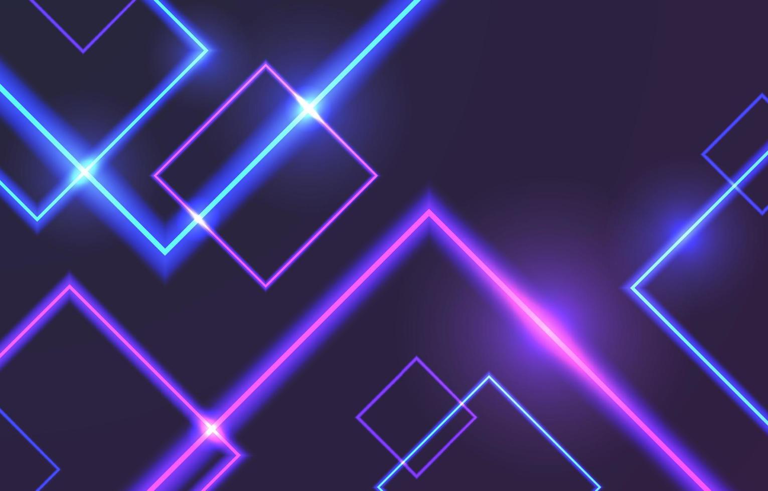 blauw en Purper neon gloed achtergrond vector