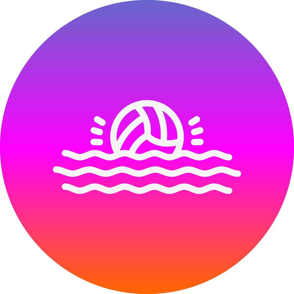 waterpolo vector icoon ontwerp