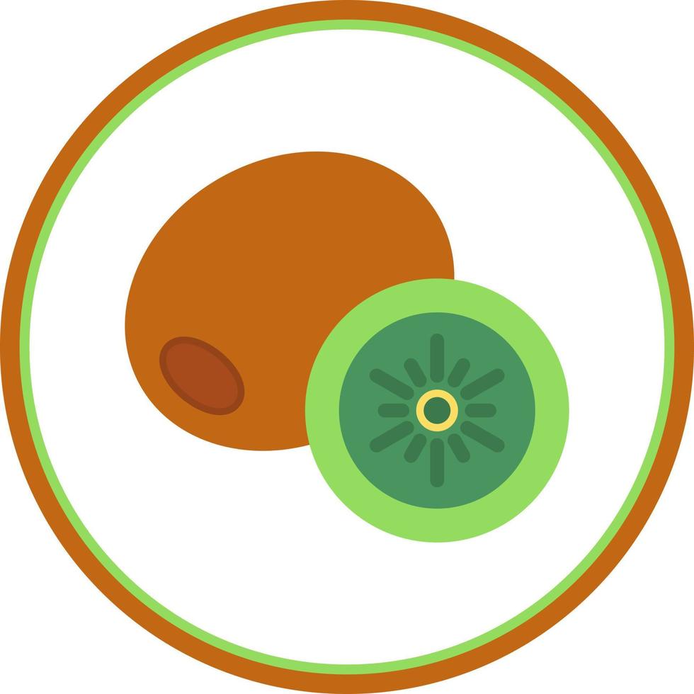 kiwi vector icoon ontwerp