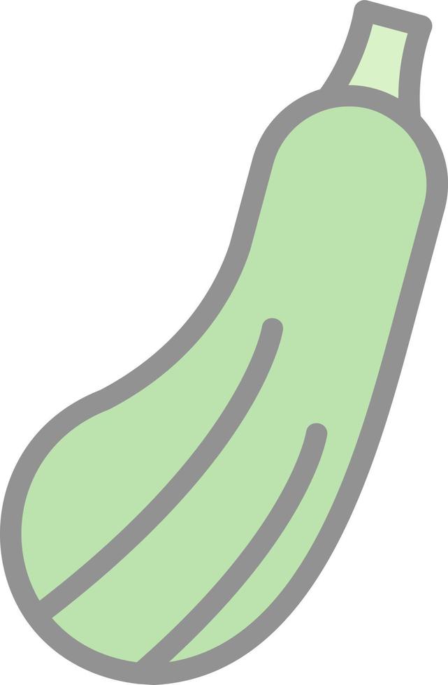 courgette vector icoon ontwerp