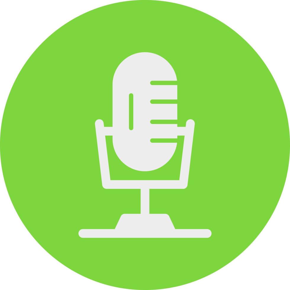 Voice over vector icoon ontwerp