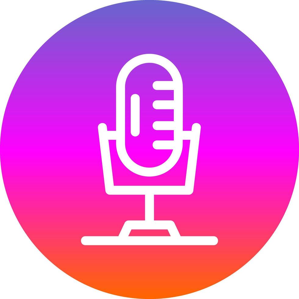 Voice over vector icoon ontwerp
