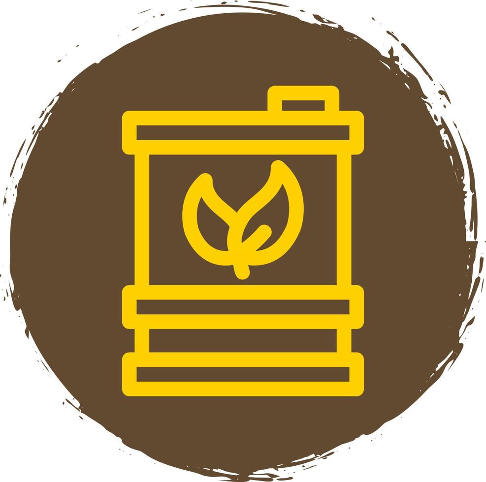 biobrandstof barrell flat icon vector