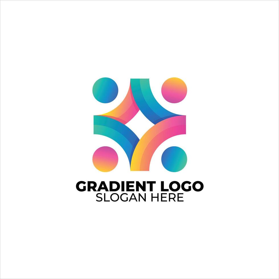helling logo kleurrijk stijl vector