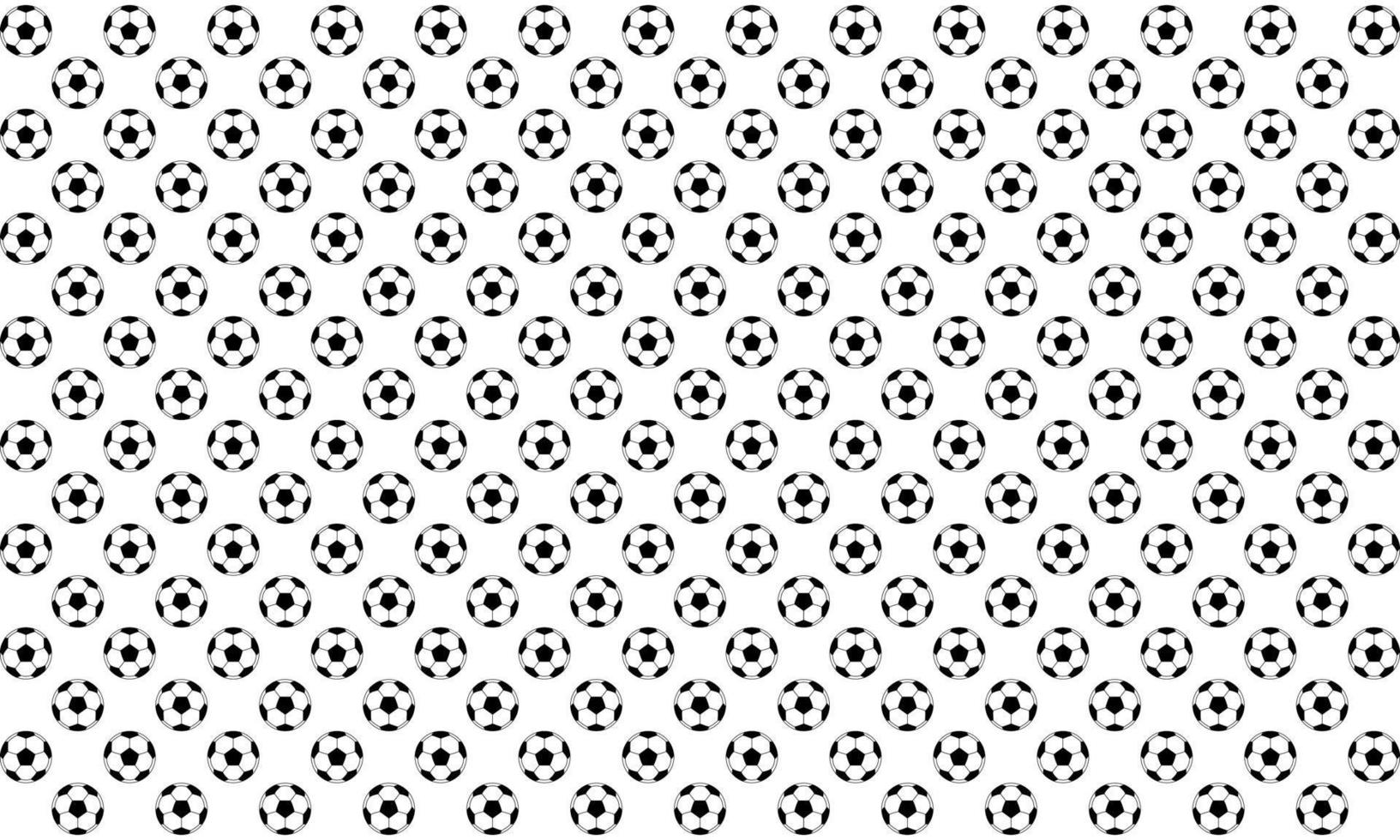 naadloos motief patroon samengesteld door voet bal of voetbal bal samenstelling voor achtergrond, patroon, decoratie, overladen, website of grafisch ontwerp element. vector illustratie