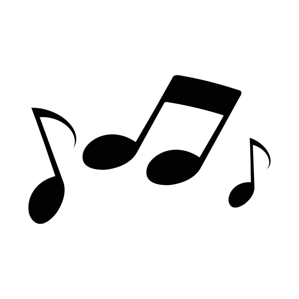 musical Notitie logo vector