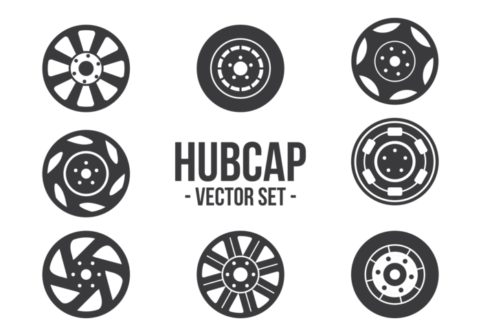 Hubcap Pictogrammen Vector