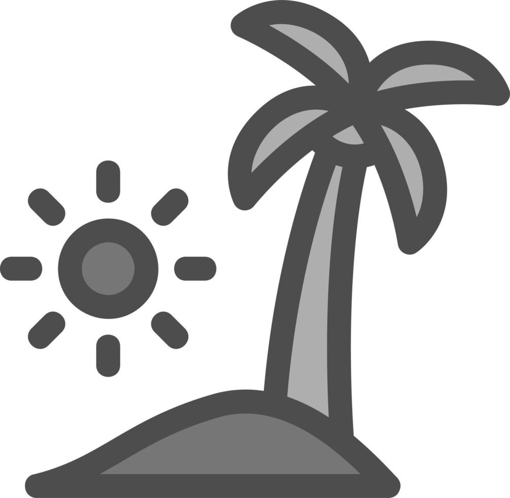 strand landschap glyph icon vector