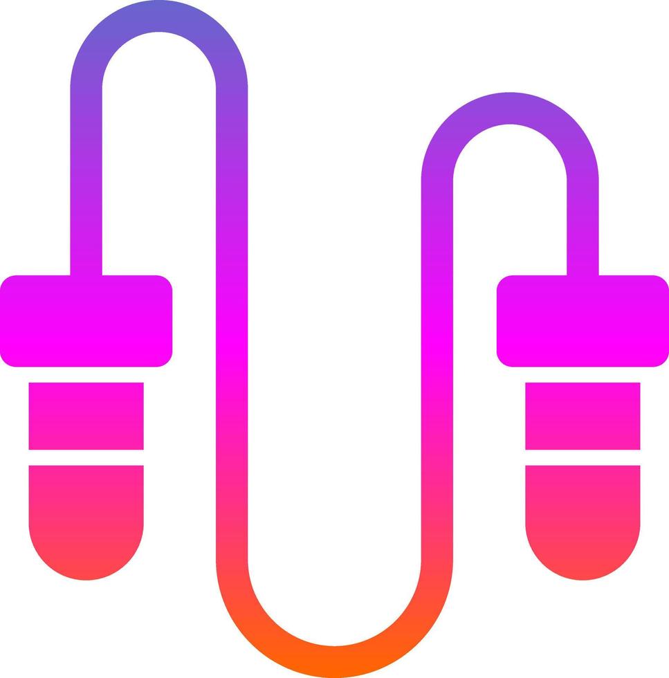 jumping touw vector icoon ontwerp