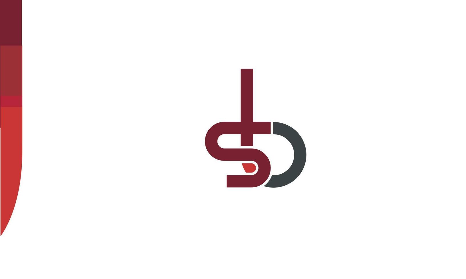 alfabet letters initialen monogram logo sb, bs, s en b vector