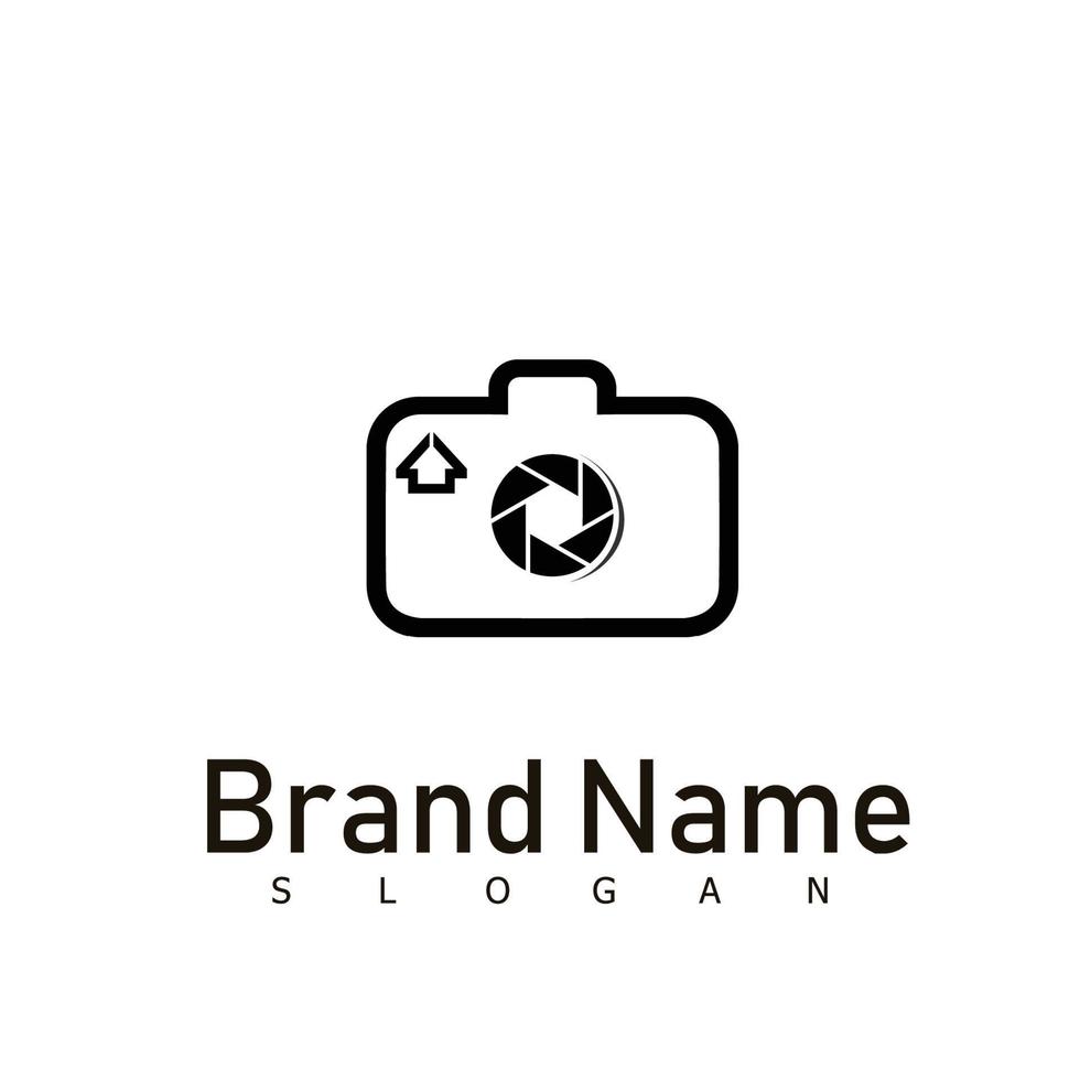 foto camera studio logo ontwerp symbool vector