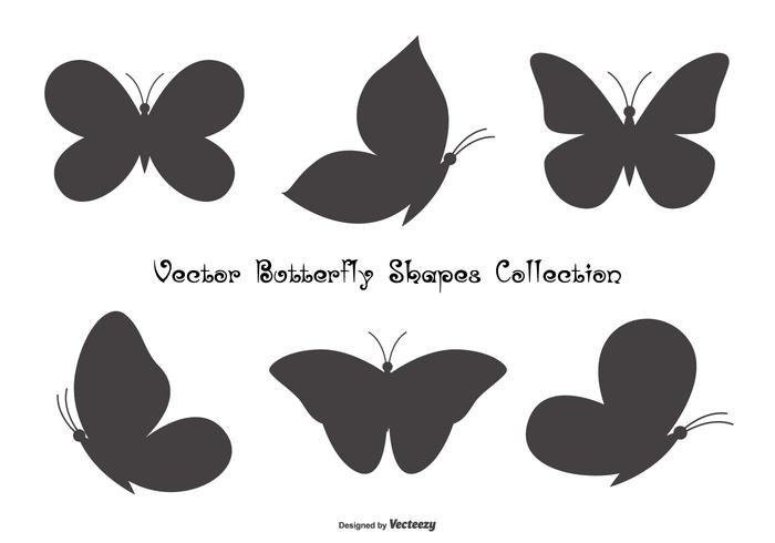 Vlindervormen Collectie vector