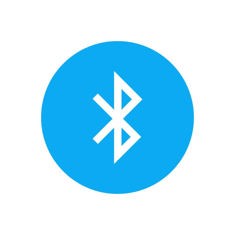 Bluetooth icoon geïsoleerd Aan wit achtergrond vector