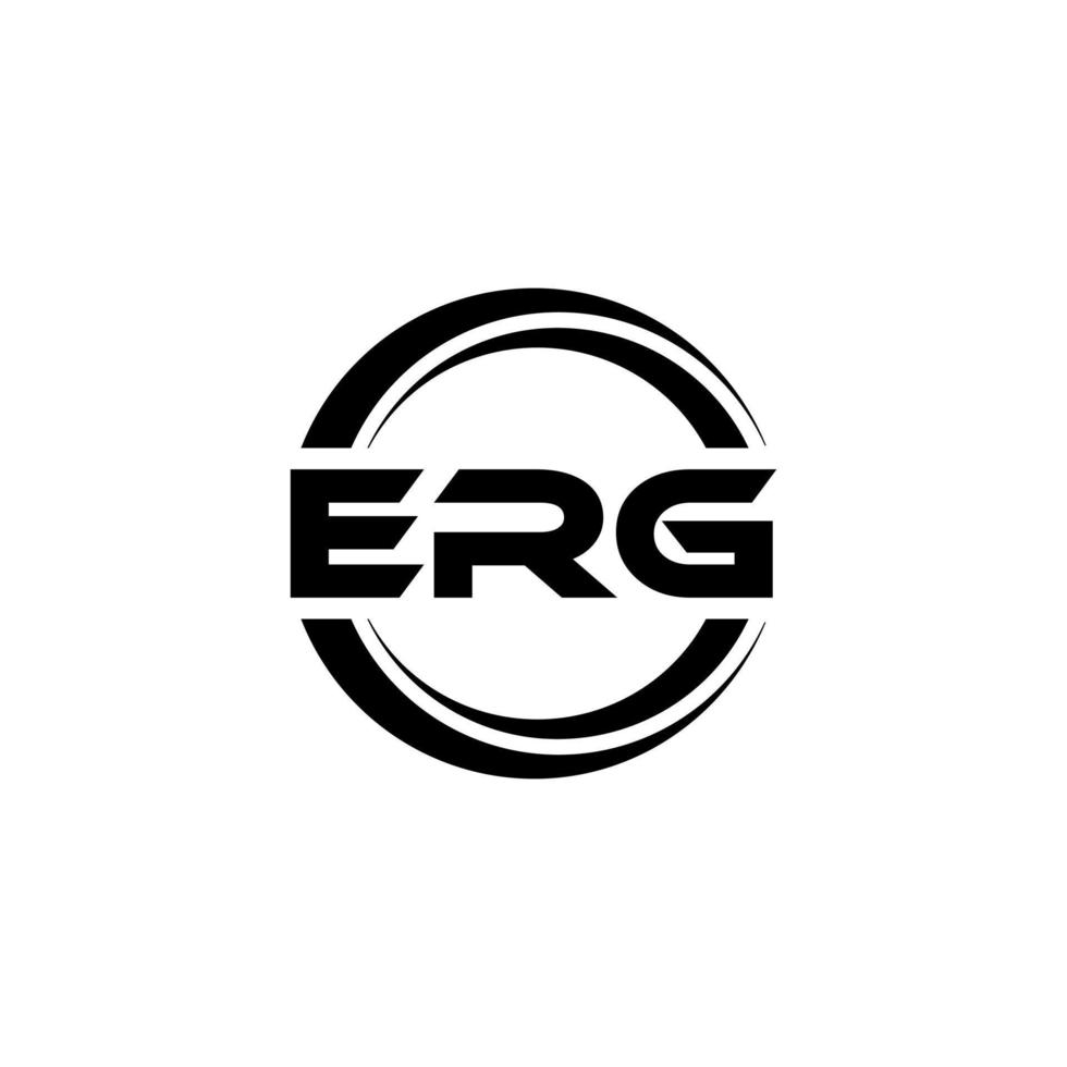 erg brief logo ontwerp in illustratie. vector logo, schoonschrift ontwerpen voor logo, poster, uitnodiging, enz.