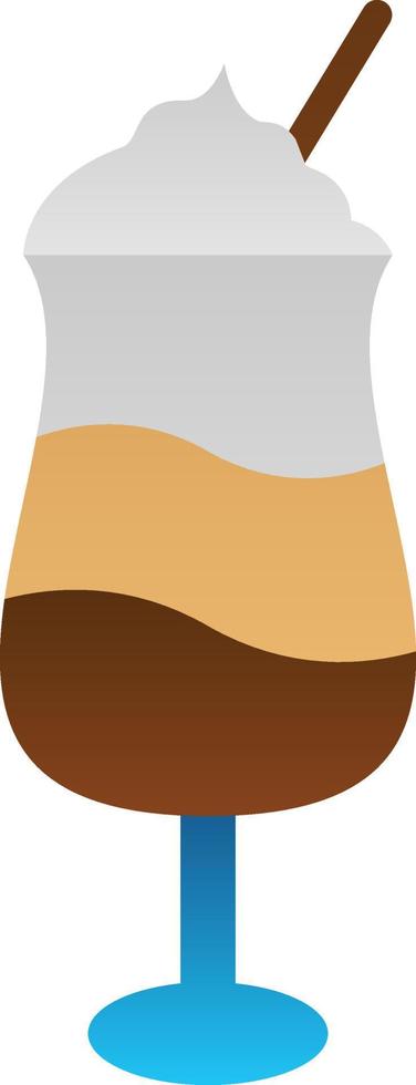 latte macchiato vector icoon ontwerp