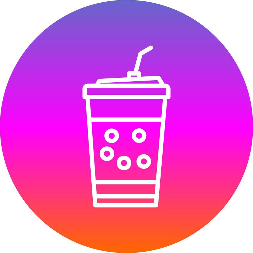 bubbel thee vector icoon ontwerp