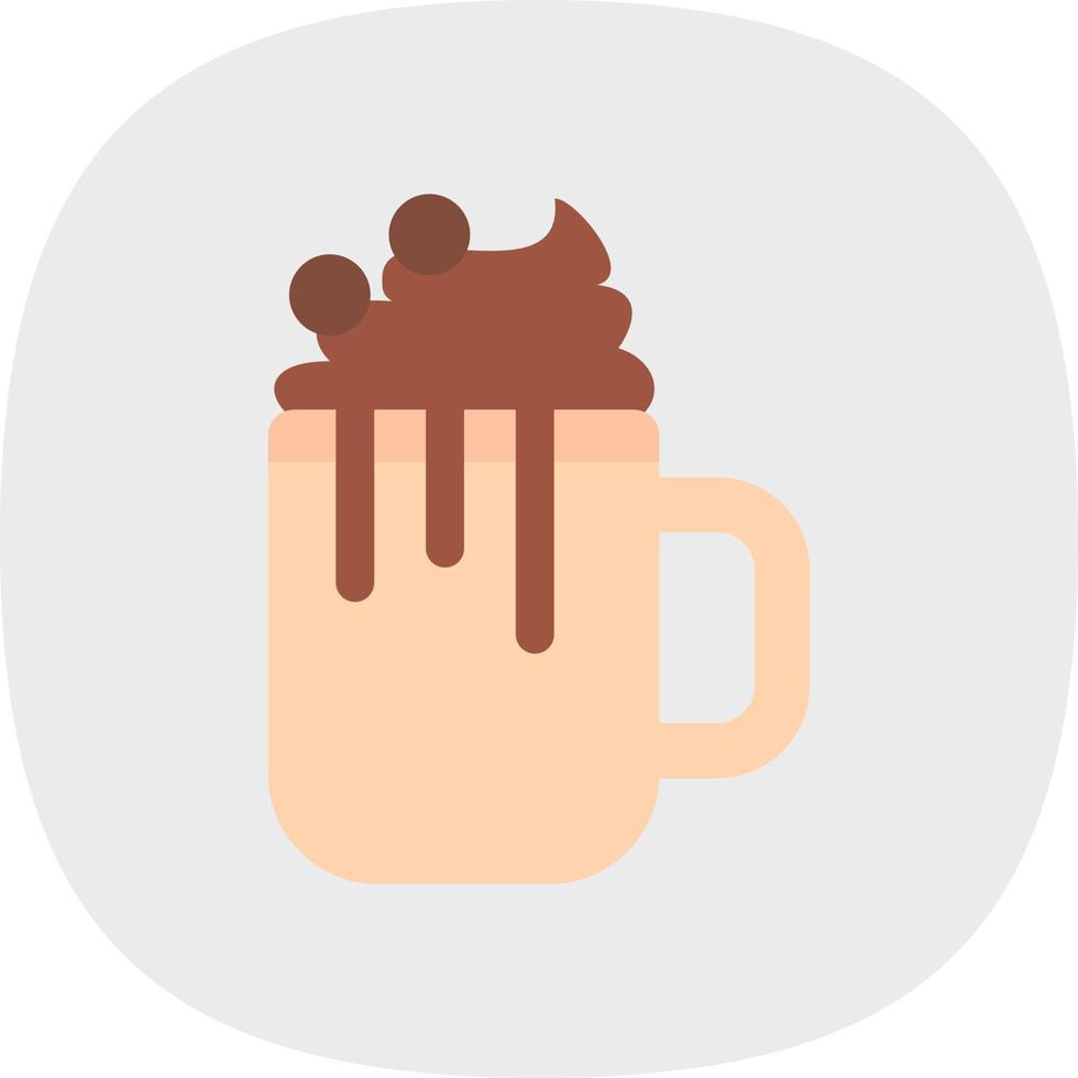 heet chocola vector icoon ontwerp