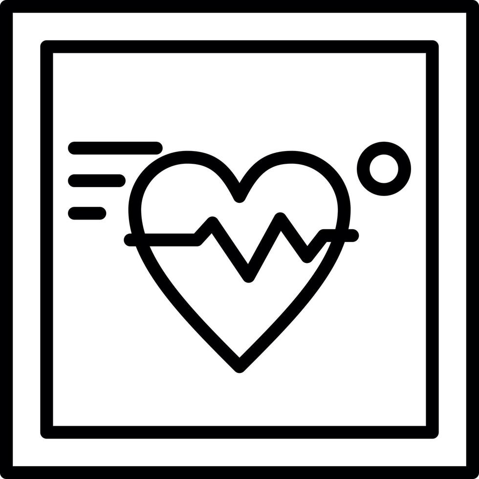 elektrocardiogram vector icoon ontwerp