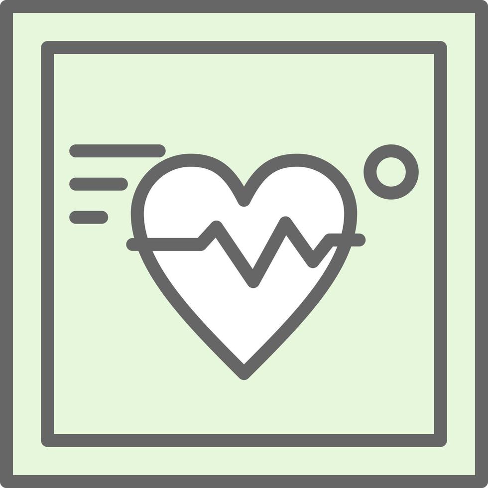 elektrocardiogram vector icoon ontwerp