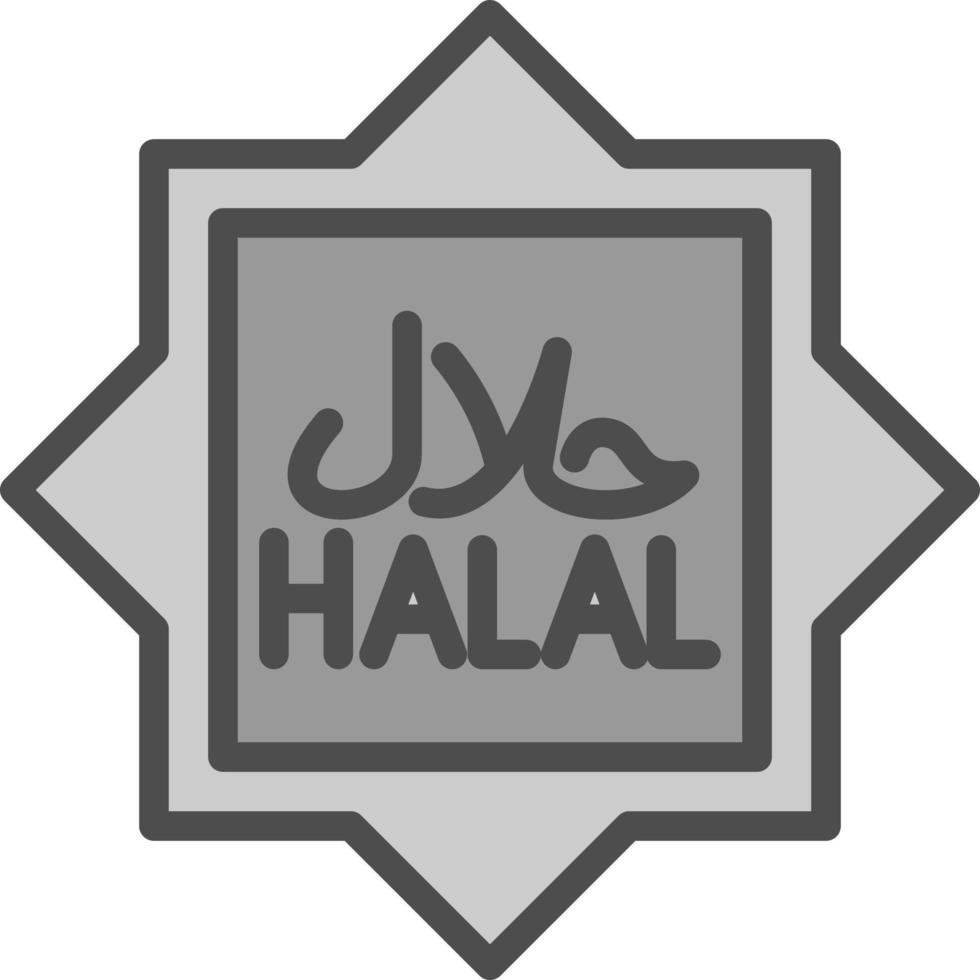 halal vector icoon ontwerp