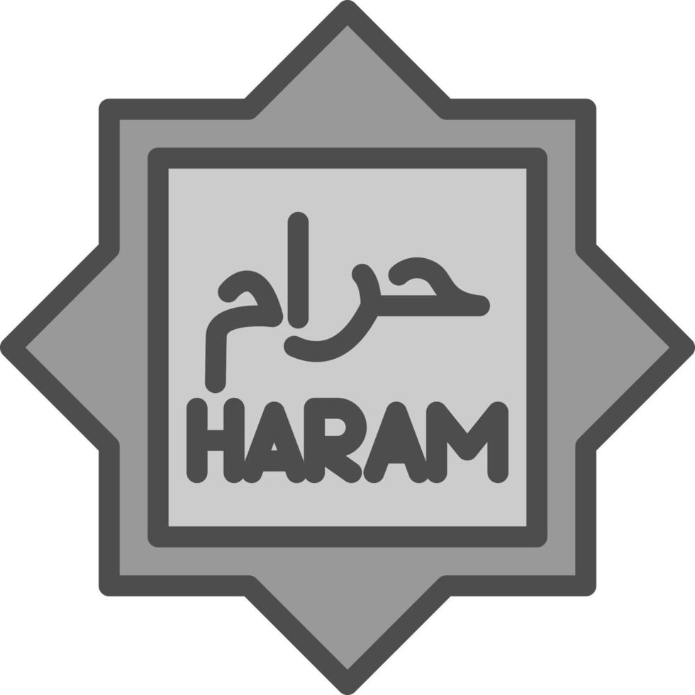 haram vector icoon ontwerp