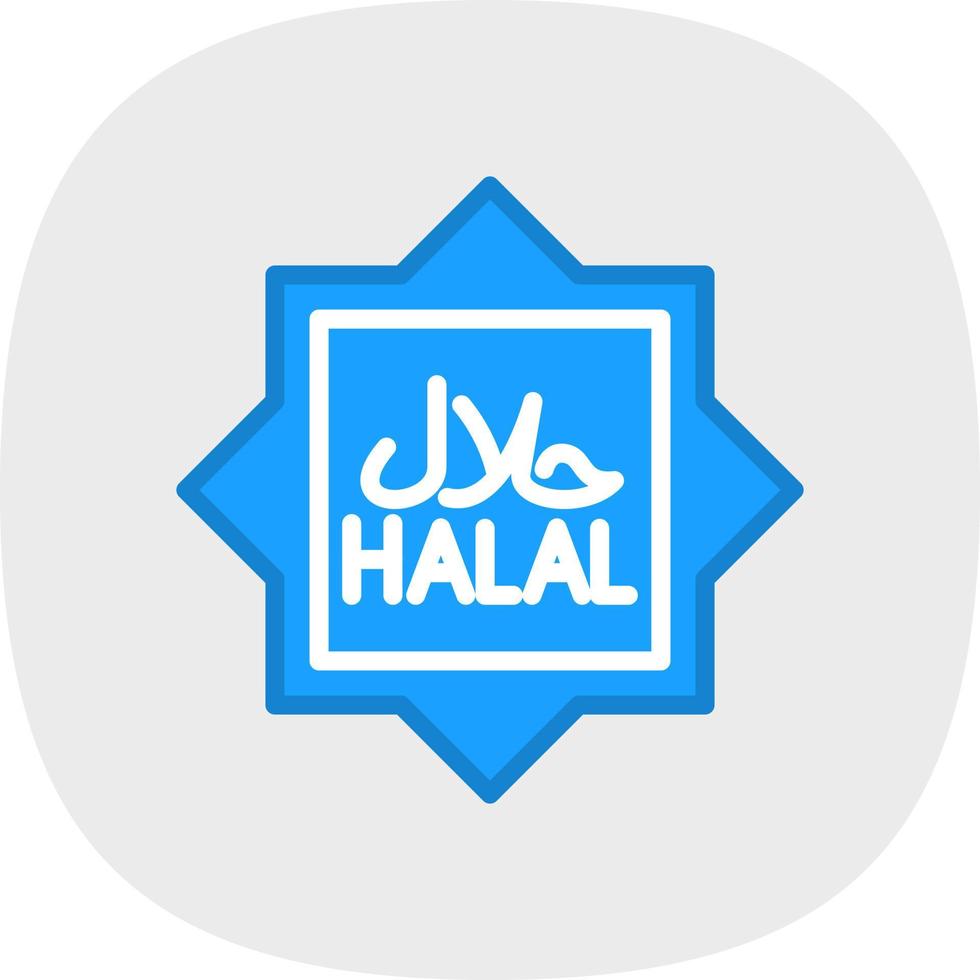 halal vector icoon ontwerp