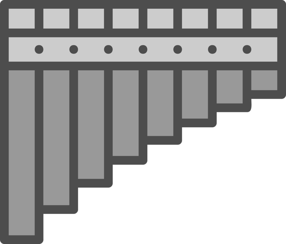 pan fluit vector icoon ontwerp