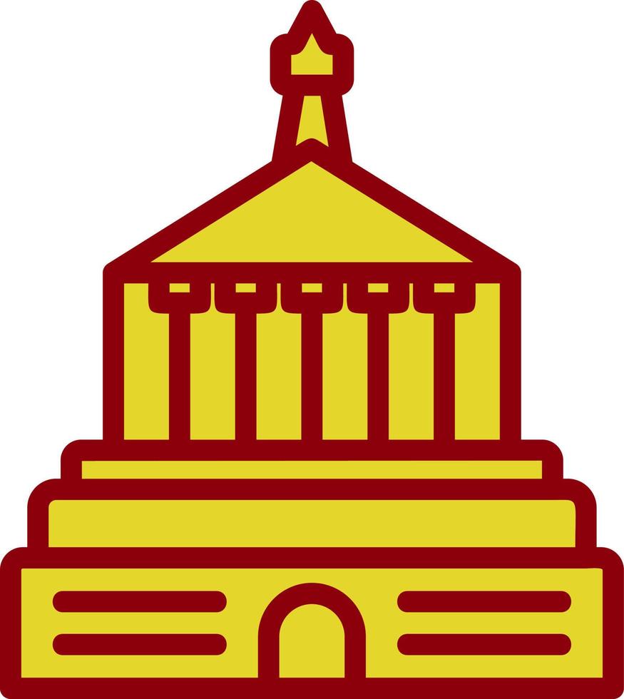 halicarnassus mausoleum vector icoon ontwerp