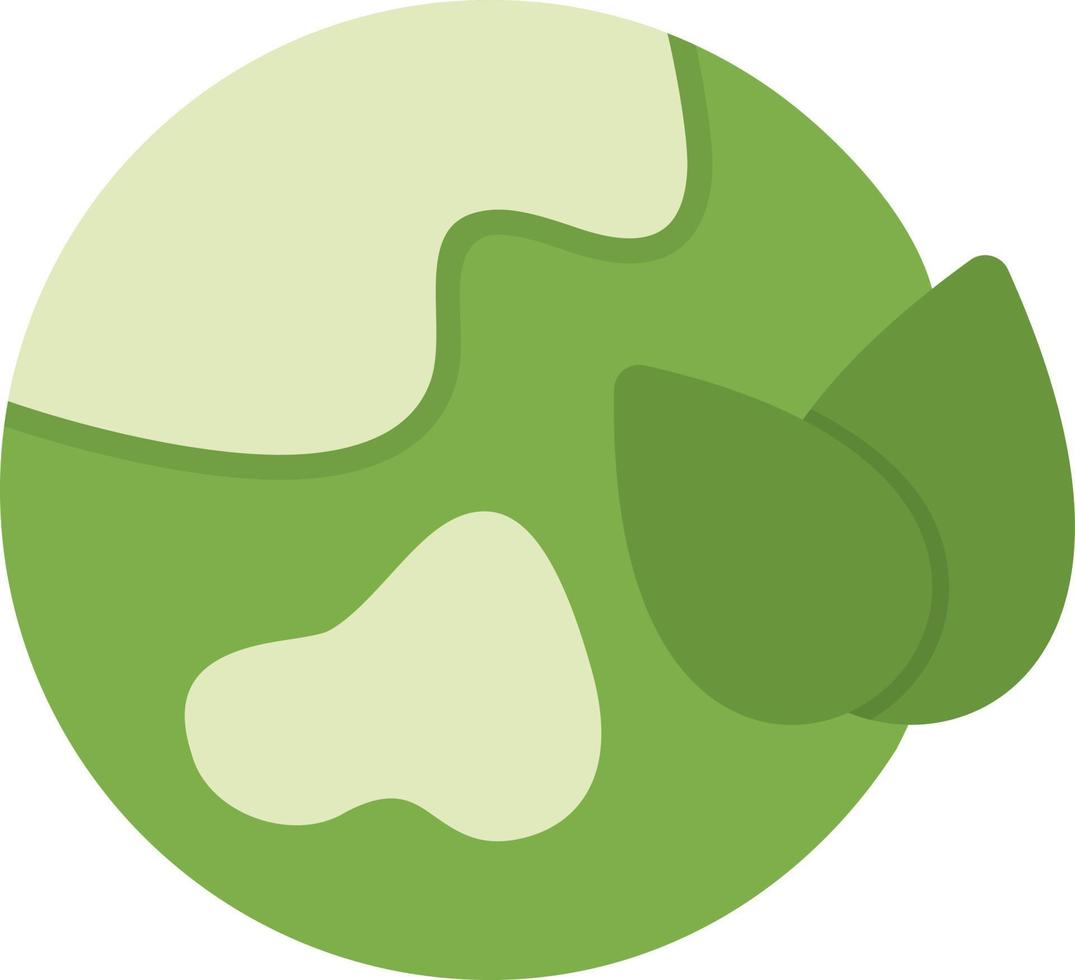 groen planeet vector icoon ontwerp
