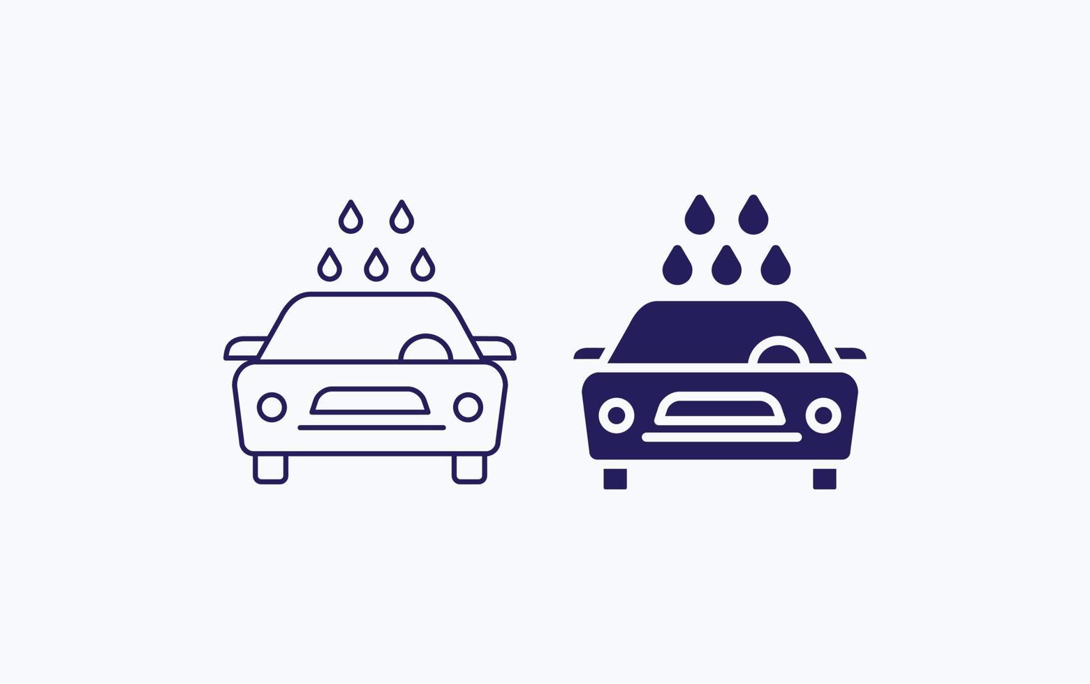 auto schoonmaak, wassen vector illustratie icoon