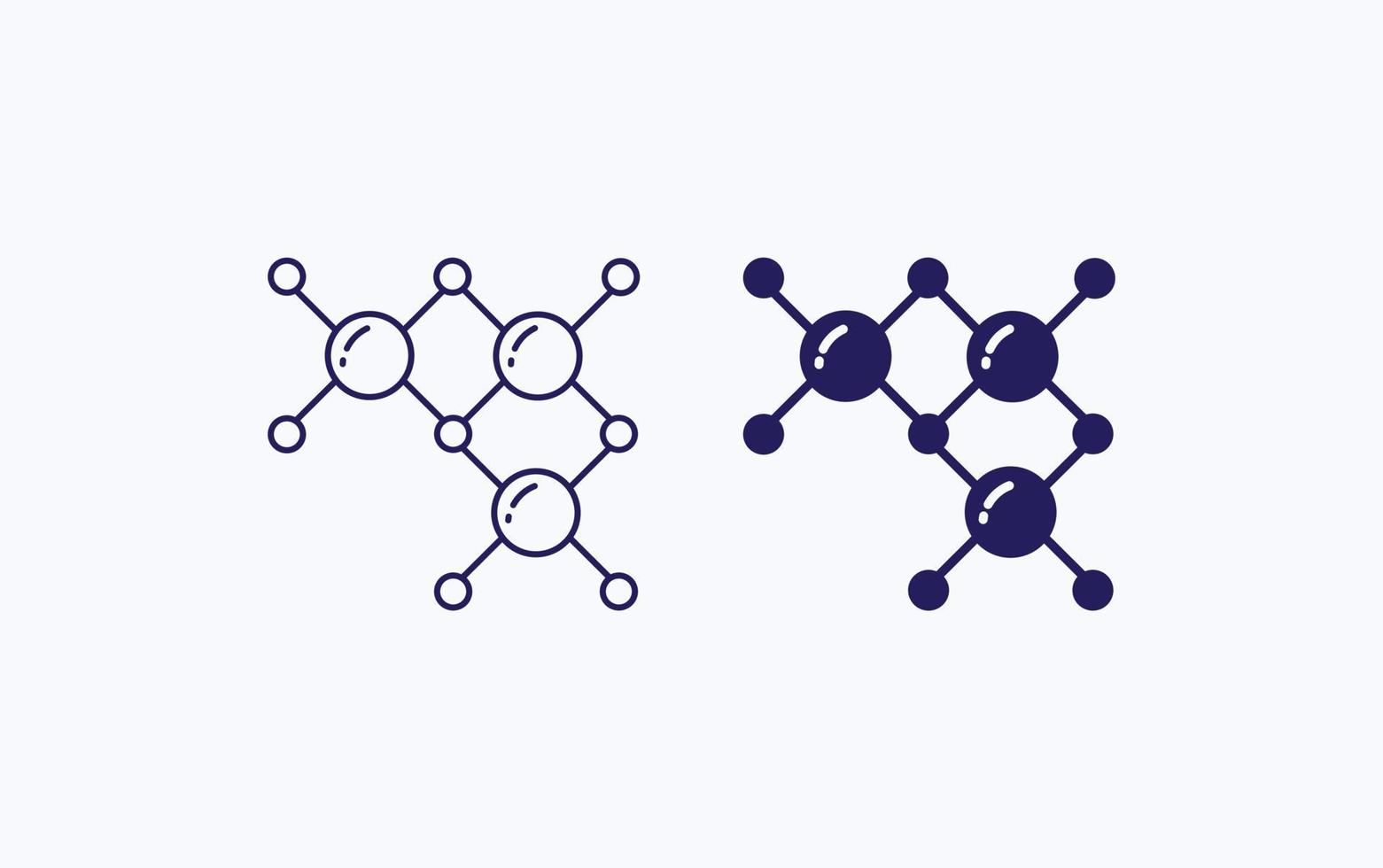 cel molecuul illustratie icoon vector