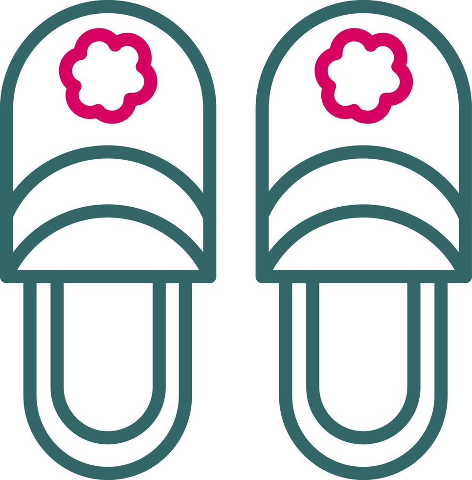 slippers vector icoon