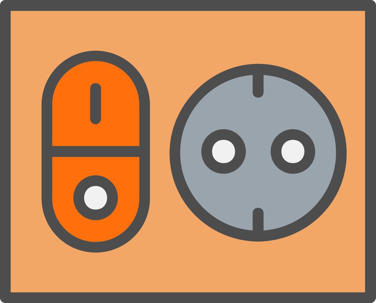 stopcontact vector pictogram