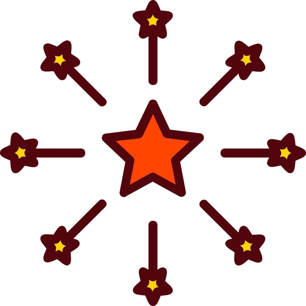 vuurwerk vector pictogram