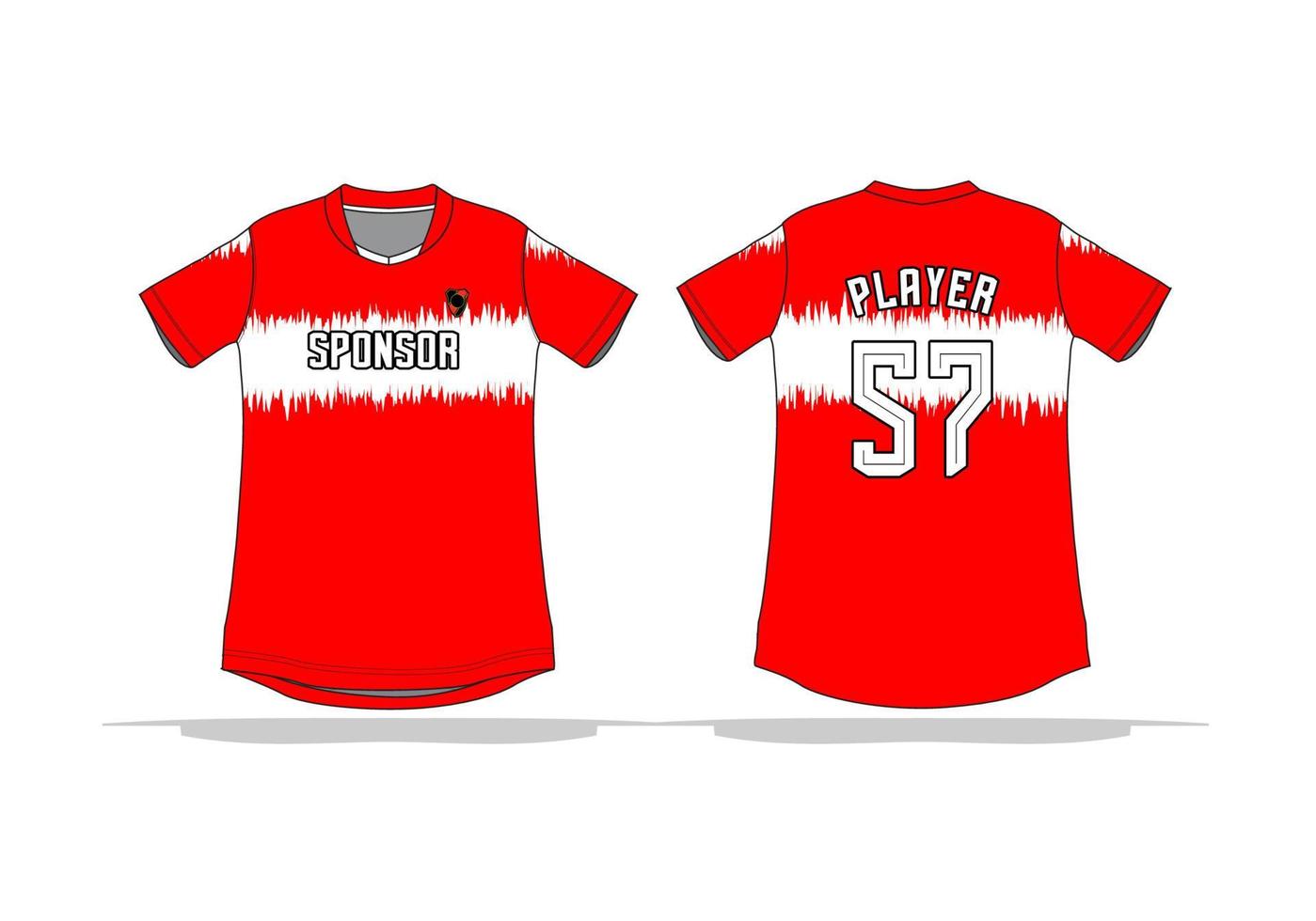 sport uniform patroon achtergrond ontwerp vector