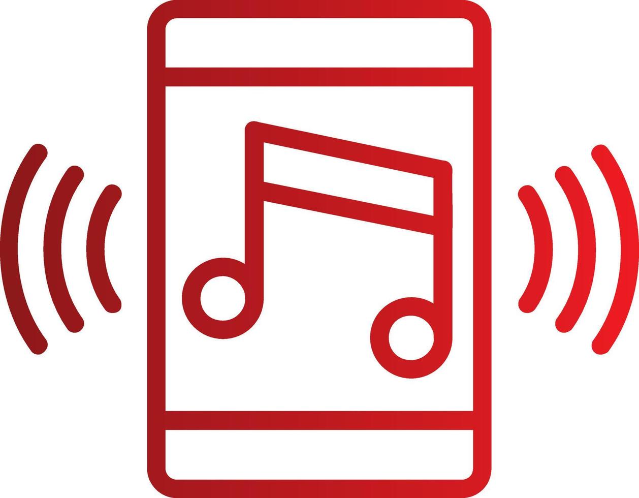 muziek- app vector icoon