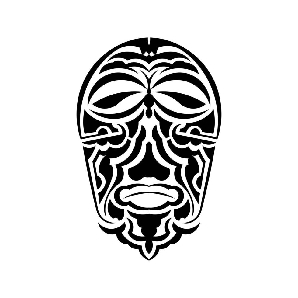 tribal Afrikaanse masker vector icon.black vector icoon geïsoleerd Aan wit achtergrond tribal Afrikaanse masker.