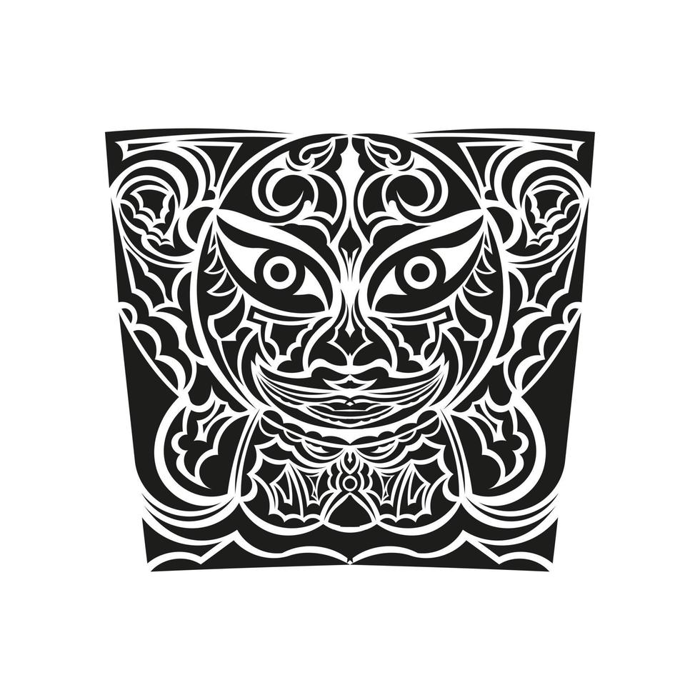 tribal Afrikaanse masker vector icon.black vector icoon geïsoleerd Aan wit achtergrond tribal Afrikaanse masker.