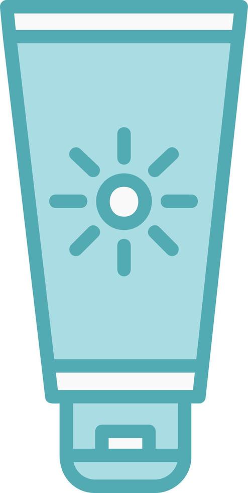 zonnebrandcrème vector icon