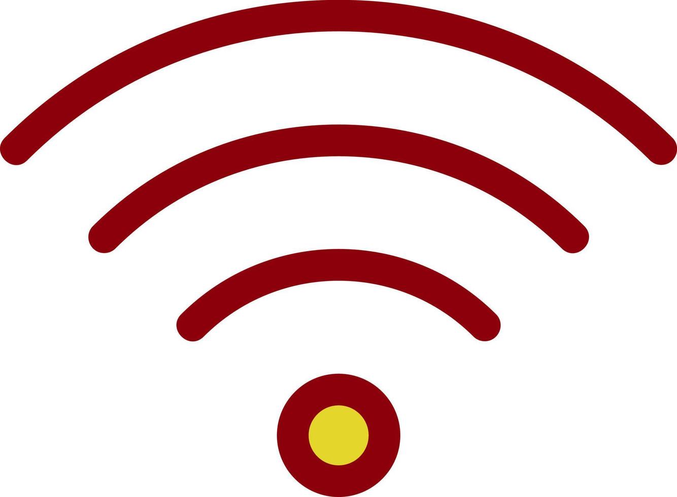 Wifi verbinding vector icoon ontwerp