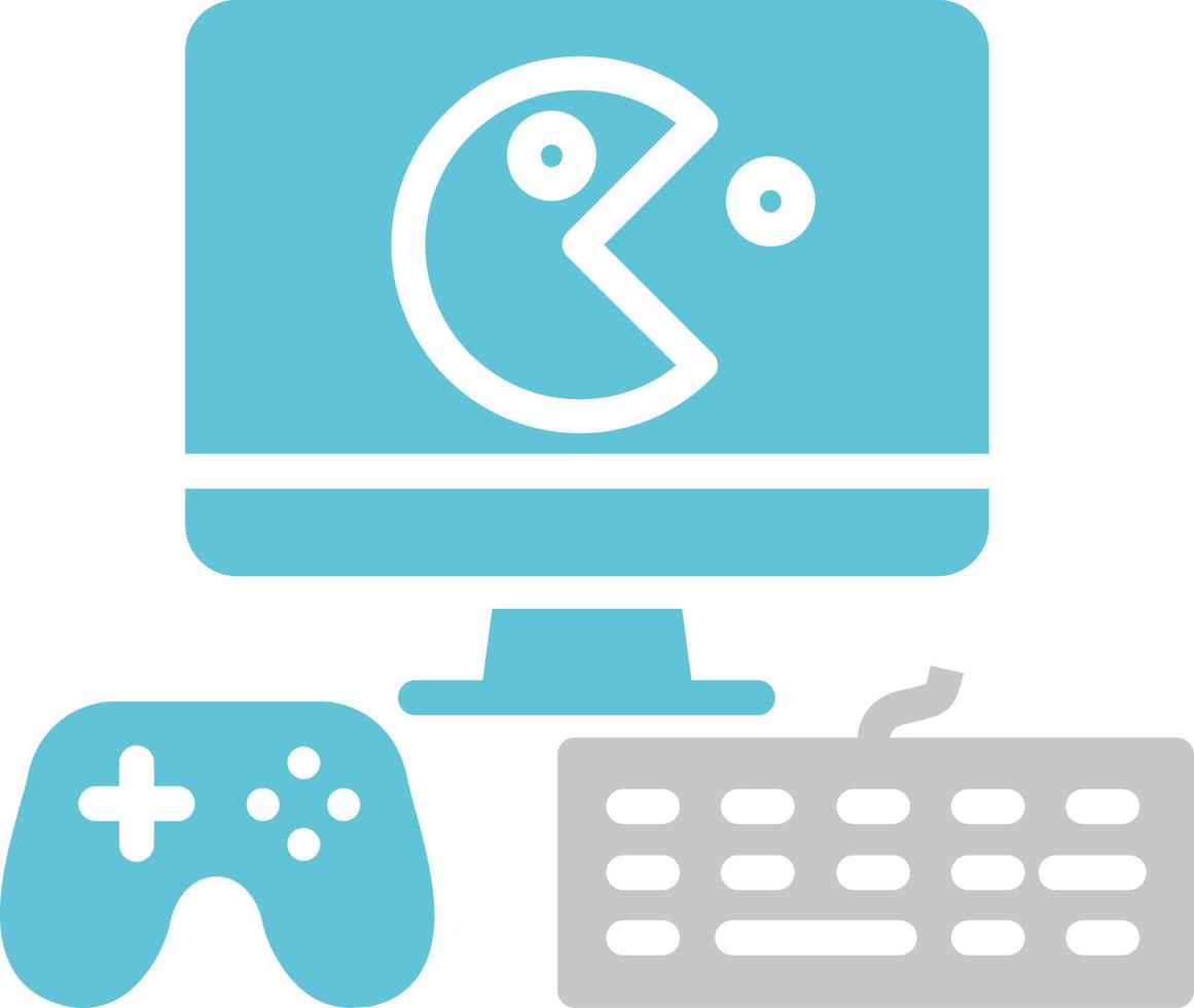 gaming opstelling vector icoon