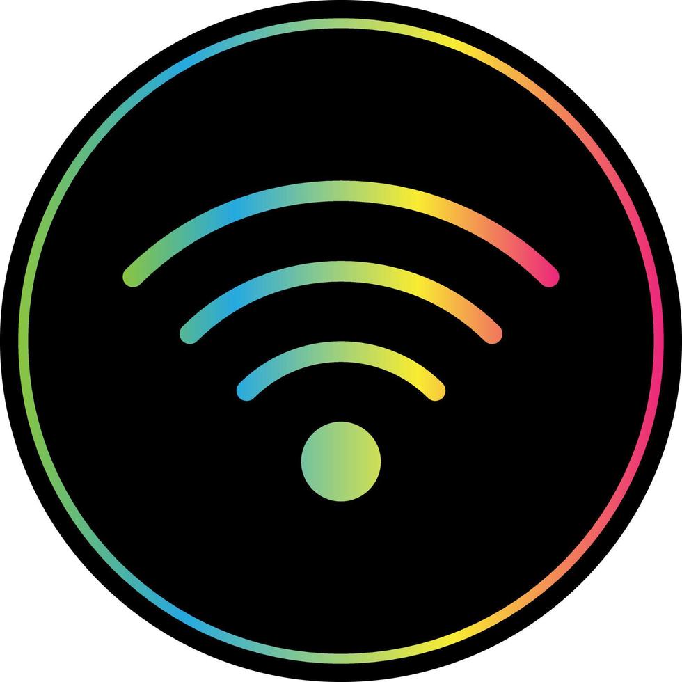 Wifi verbinding vector icoon ontwerp