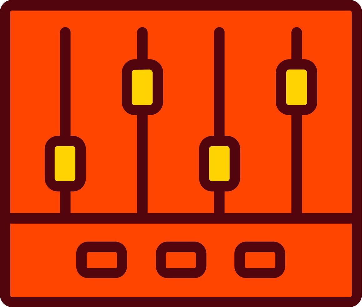 bedieningspaneel vector pictogram