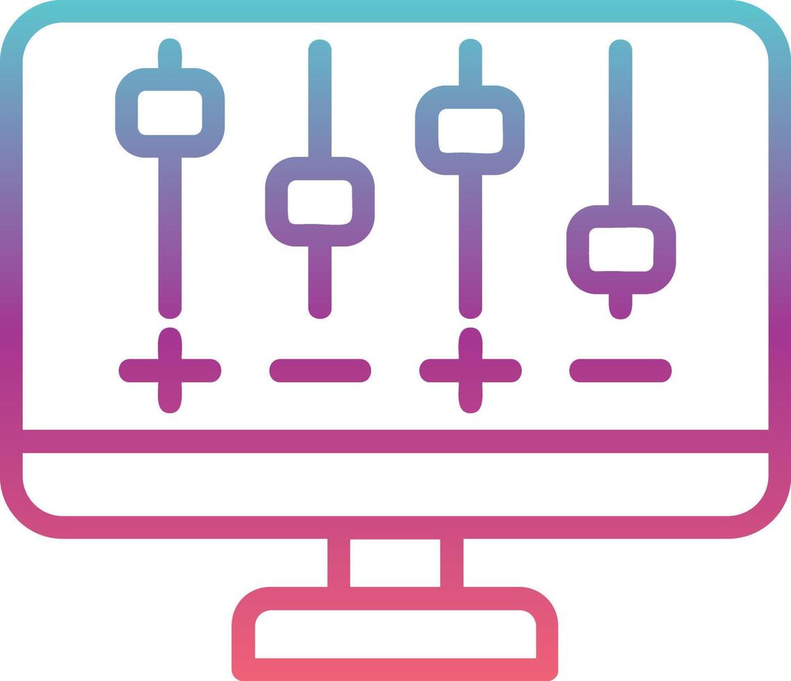 volume vector pictogram