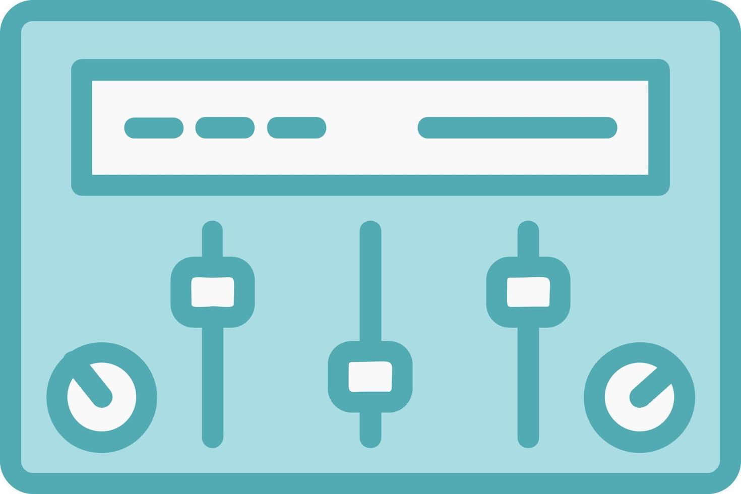 bedieningspaneel vector pictogram