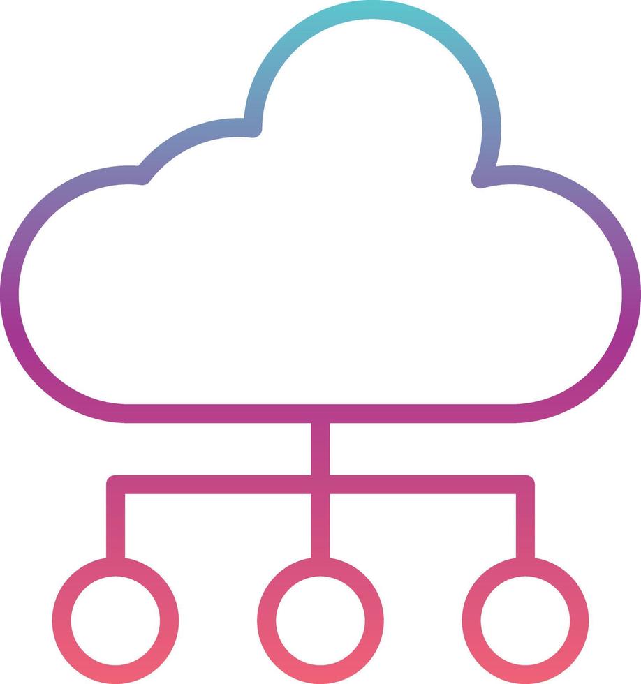 cloud computing vector icon