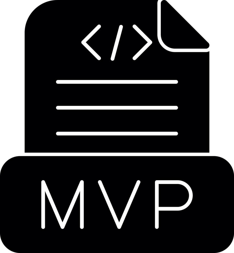 mvp vector icoon ontwerp