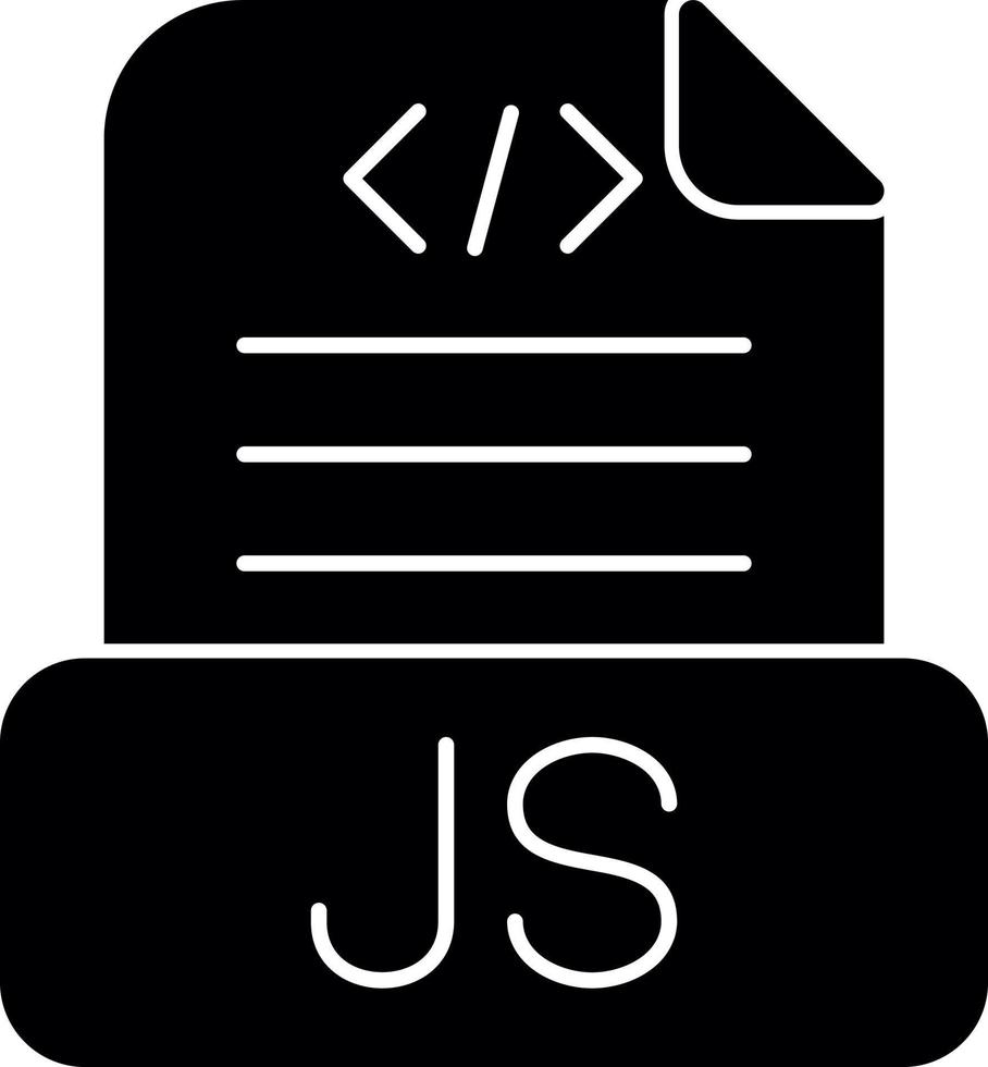 javascript het dossier vector icoon ontwerp